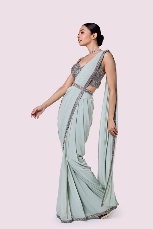 Bustier Drape Saree