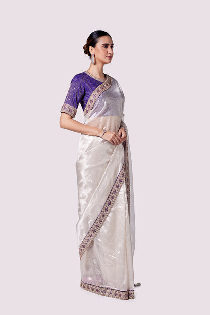 Zari Tissue saree