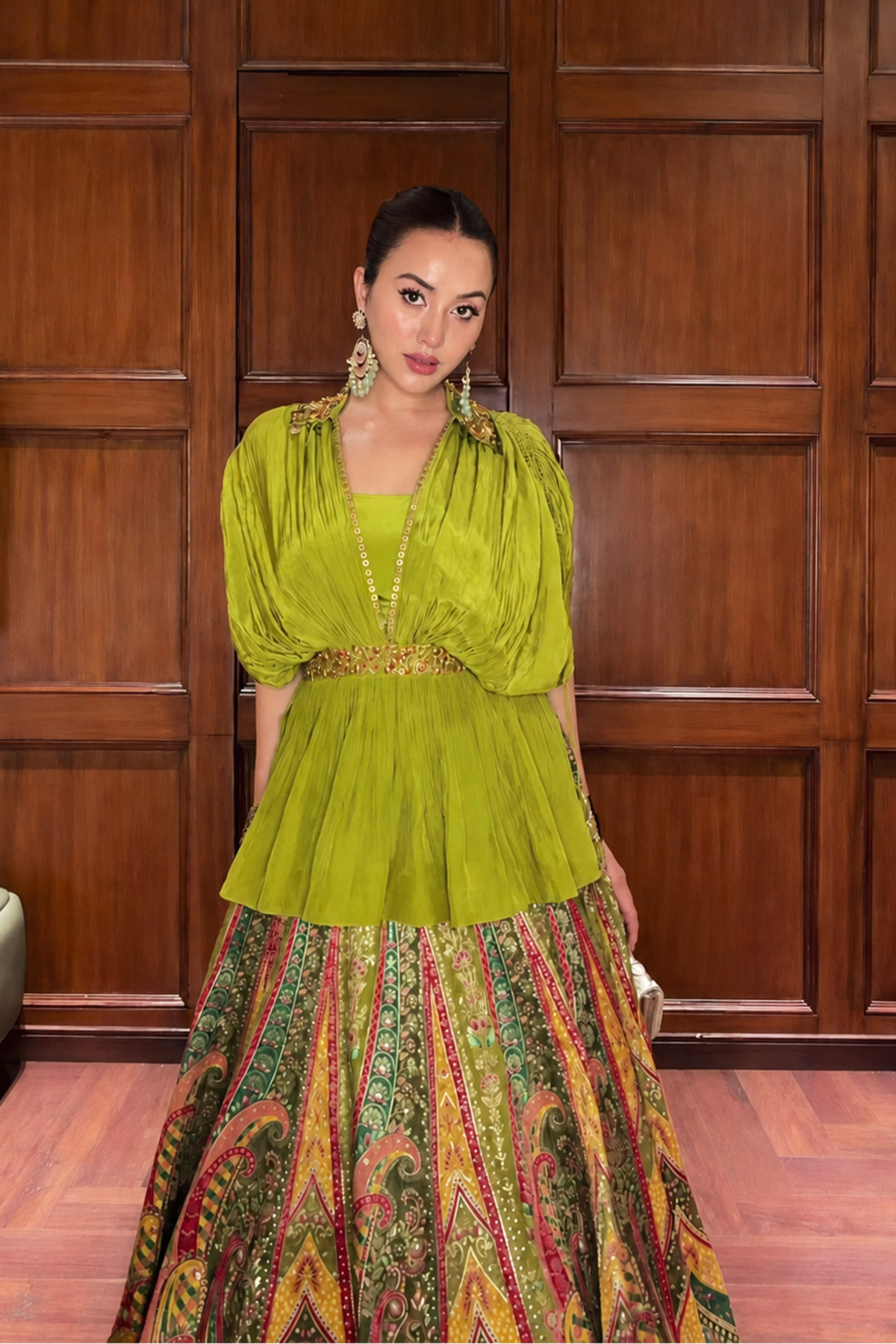 Mehendi Muse Lehenga Set