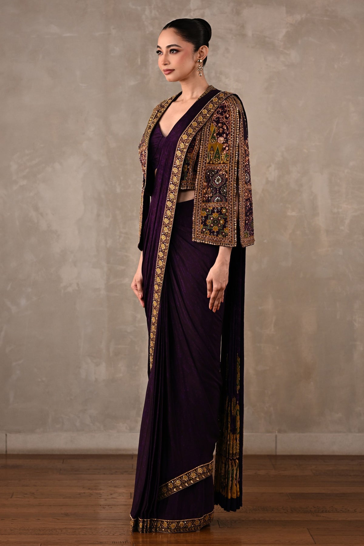Maharani Heritage Drape Saree Set