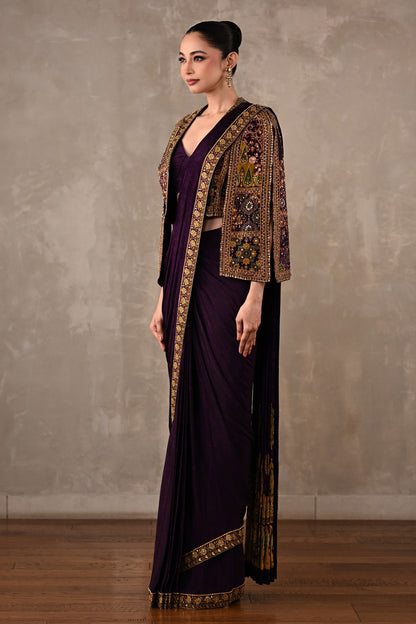 Maharani Heritage Drape Saree Set