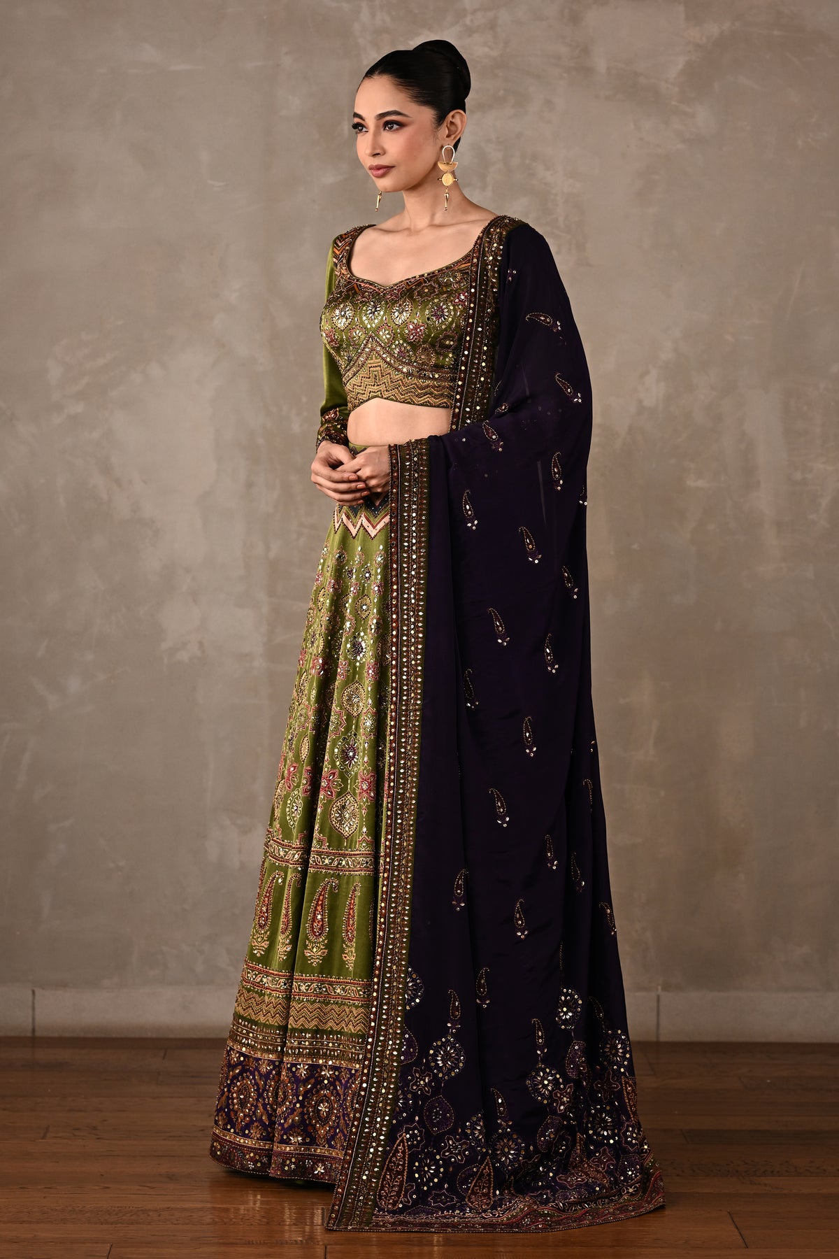 Royal Ajrakh Lehenga Set