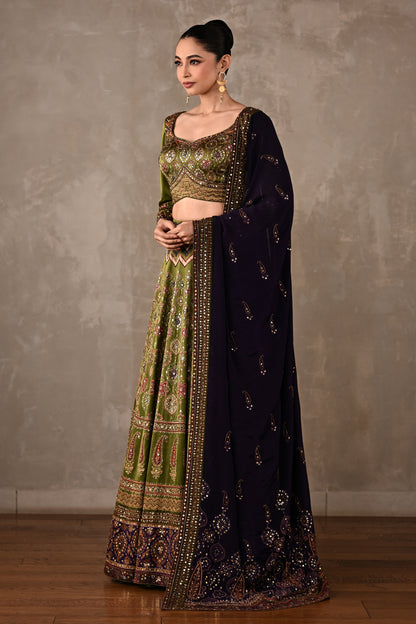 Royal Ajrakh Lehenga Set
