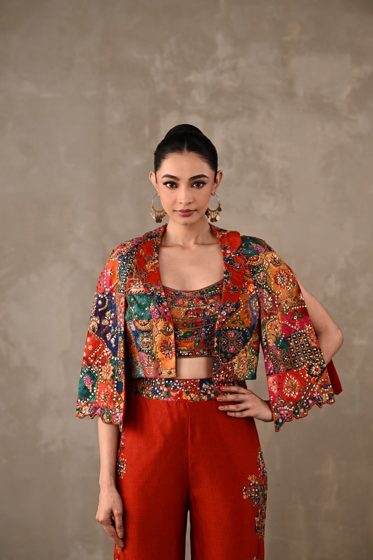 Carnival Cropped Jacket Co-ord Set
