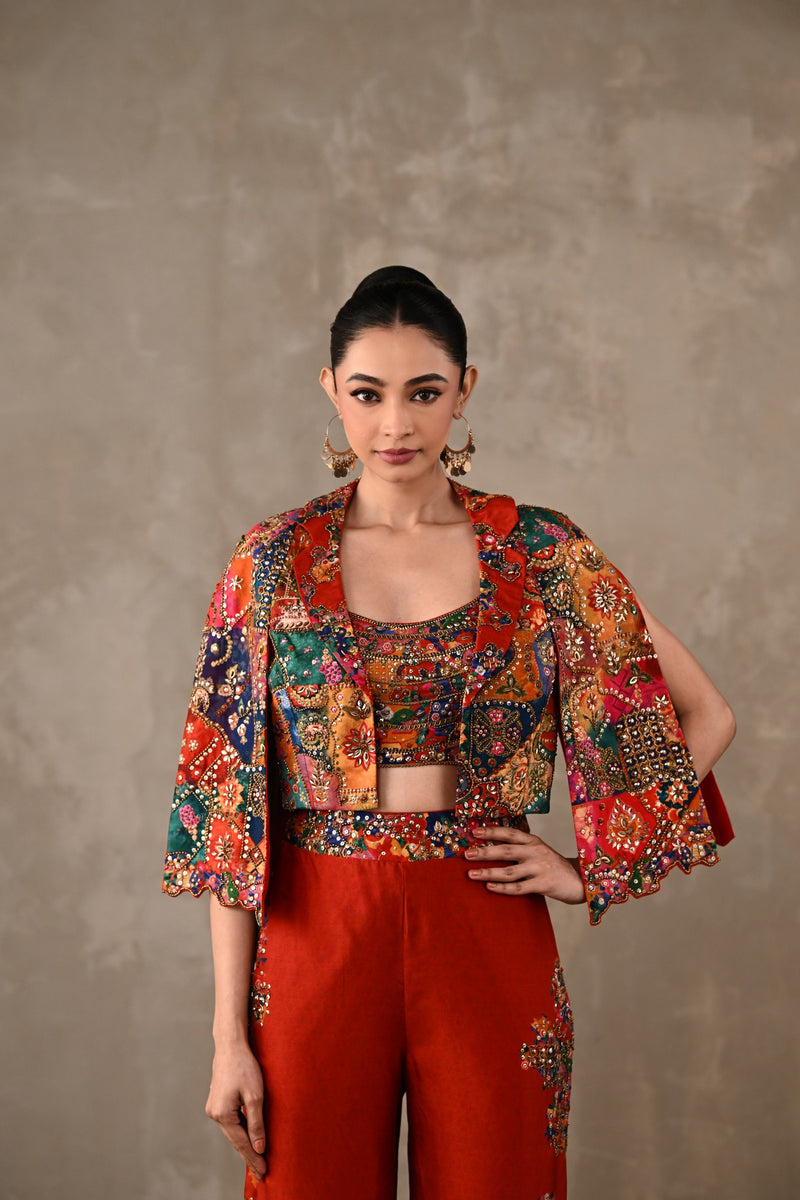 Carnival Cropped Jacket Co-ord Set