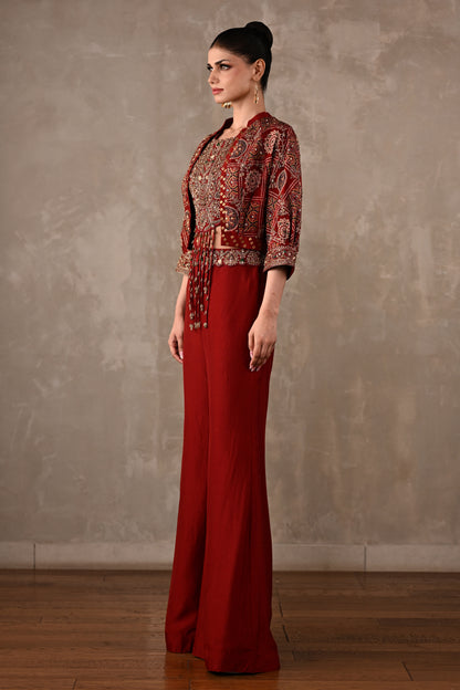 Embellished Printed Bomber Co-ord Set