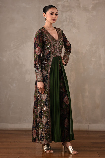 Patchwork-Inspired Embroidered Co-ord Set