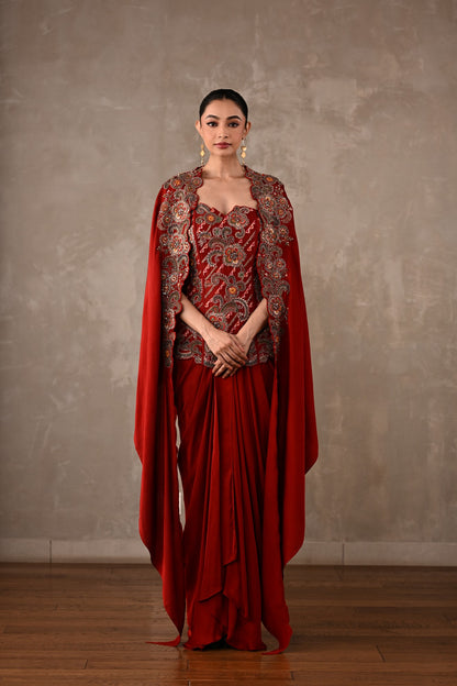 Zardosi Corset Skirt Ensemble
