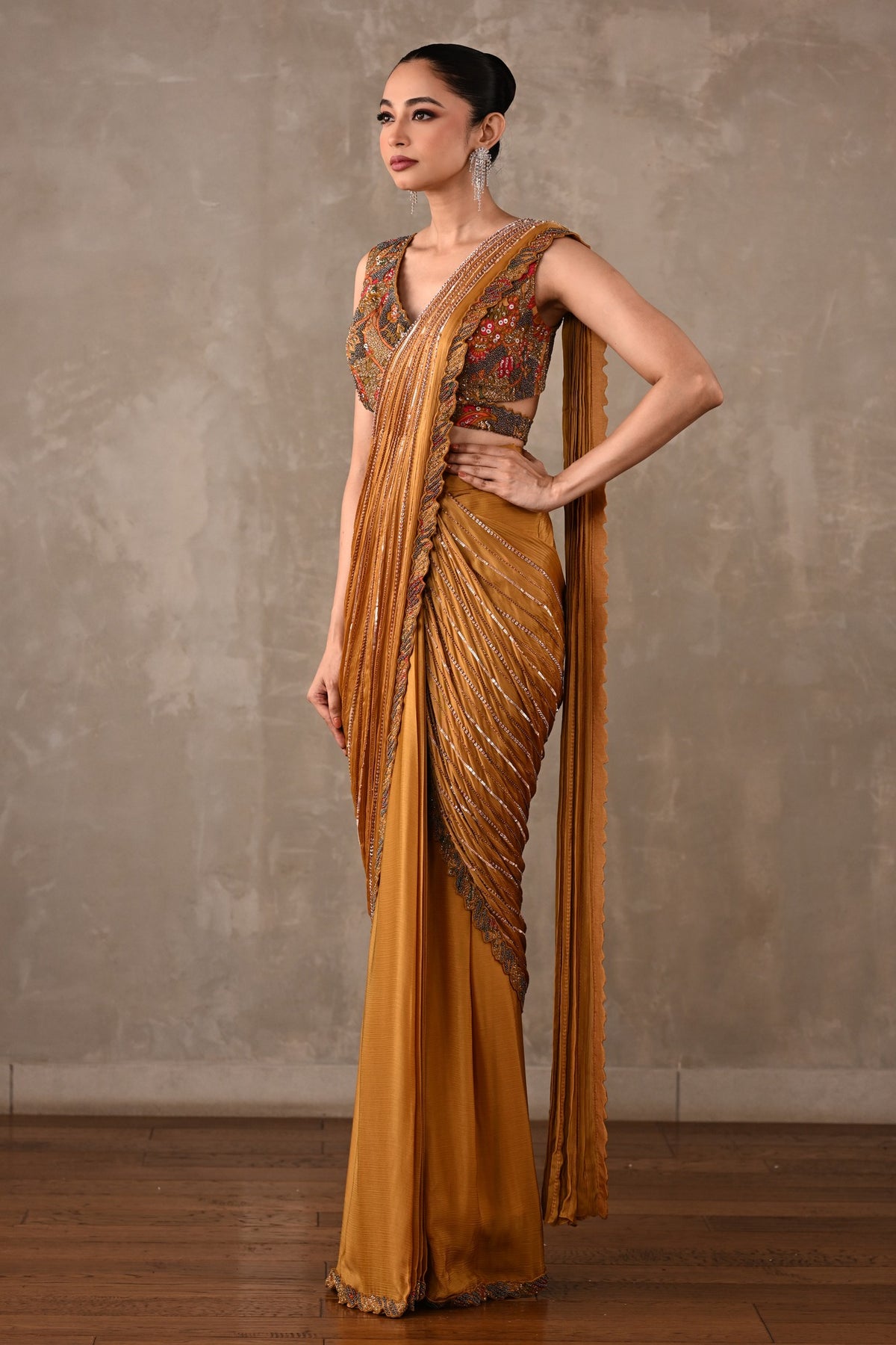 Aurora Drape Saree Set