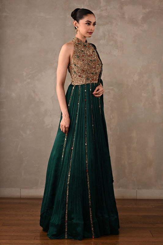 Bejewelled Gown Set