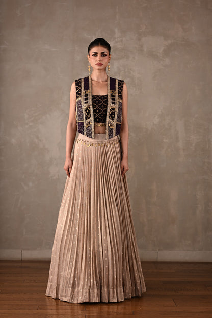 Banarasi Patchwork Lehenga Set
