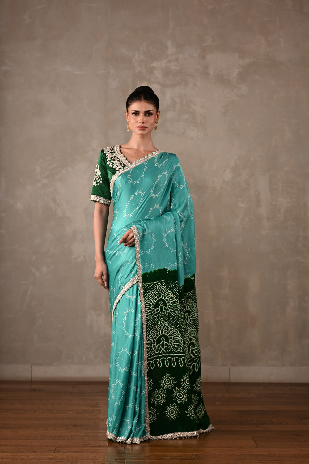 Bandhani Saree Set