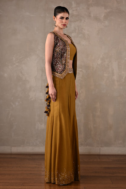 Embellished Silk Co-Ord Set