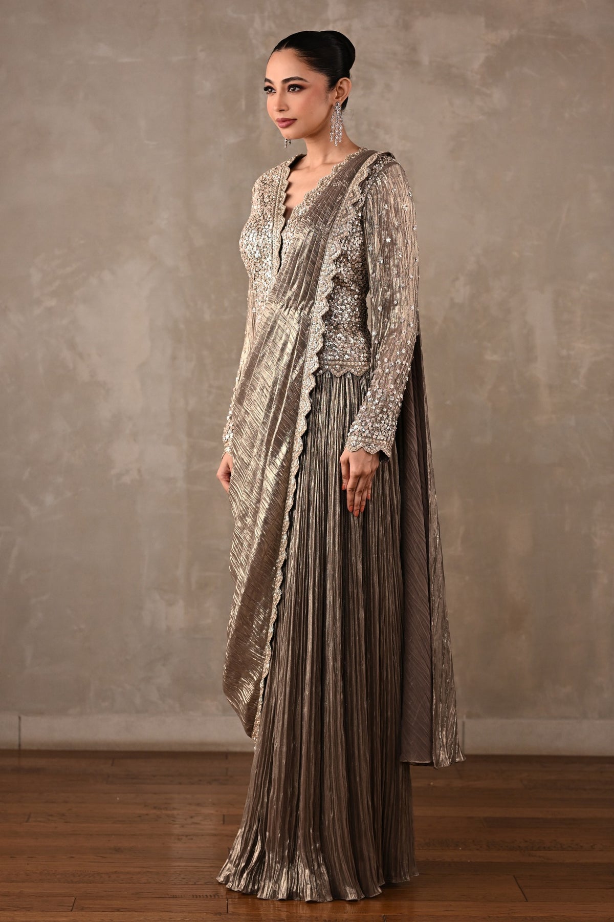 Starlight Drape Saree Set