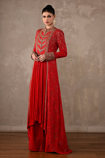 Chikankari Front-Slit Tunic Set