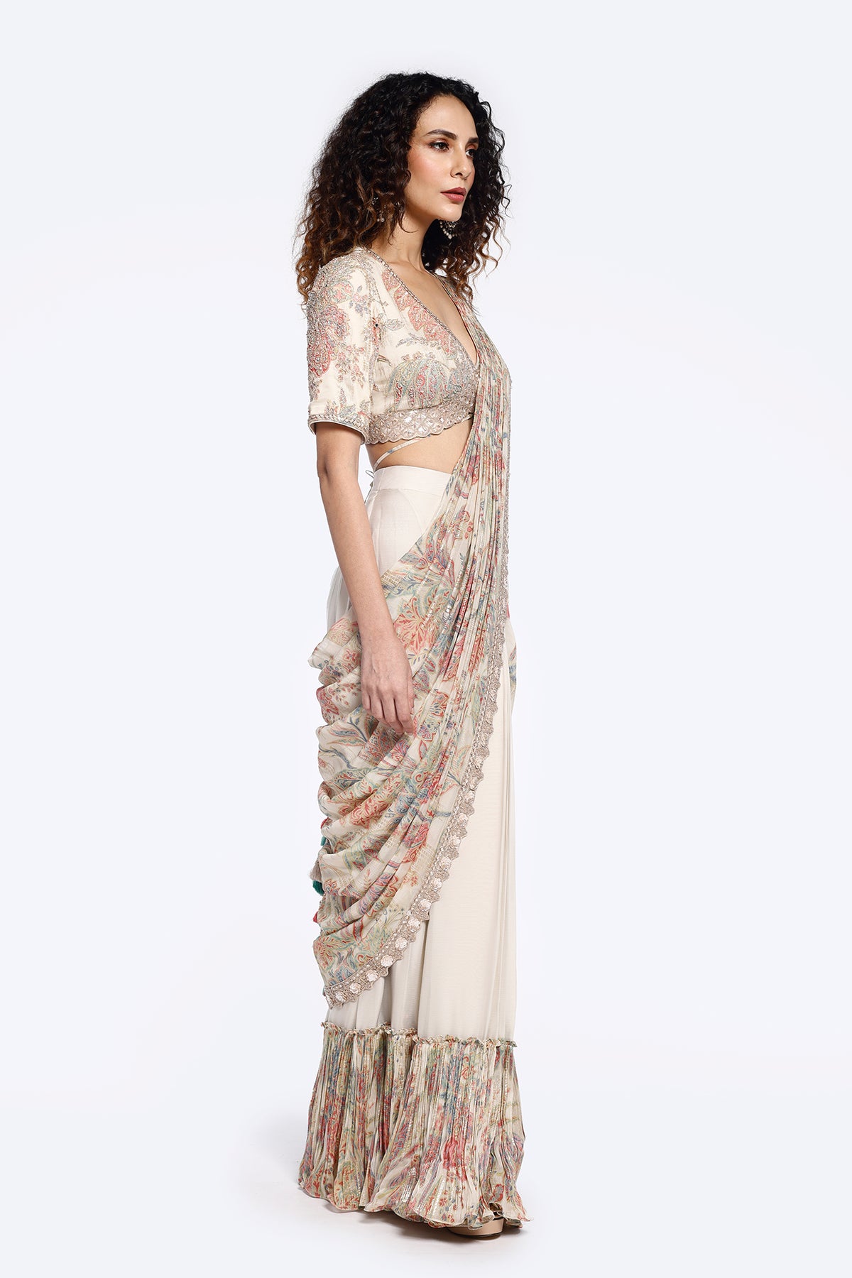 Aphrodite Organza Drape Saree
