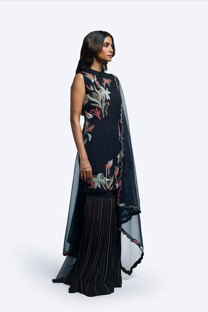 Cheed Floral Sharara Suit Set