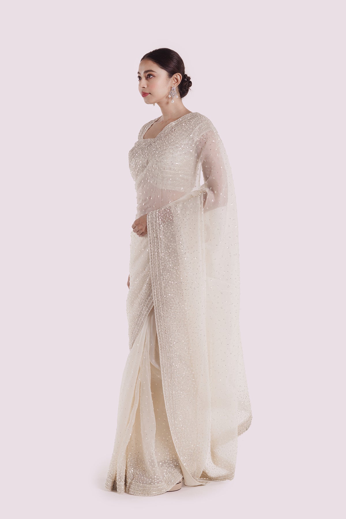 Gaudy Organza Saree