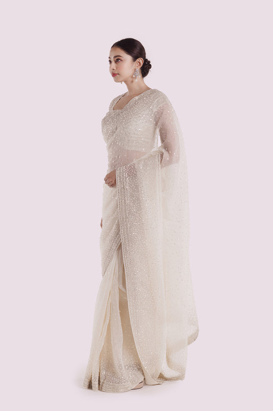 Gaudy Organza Saree