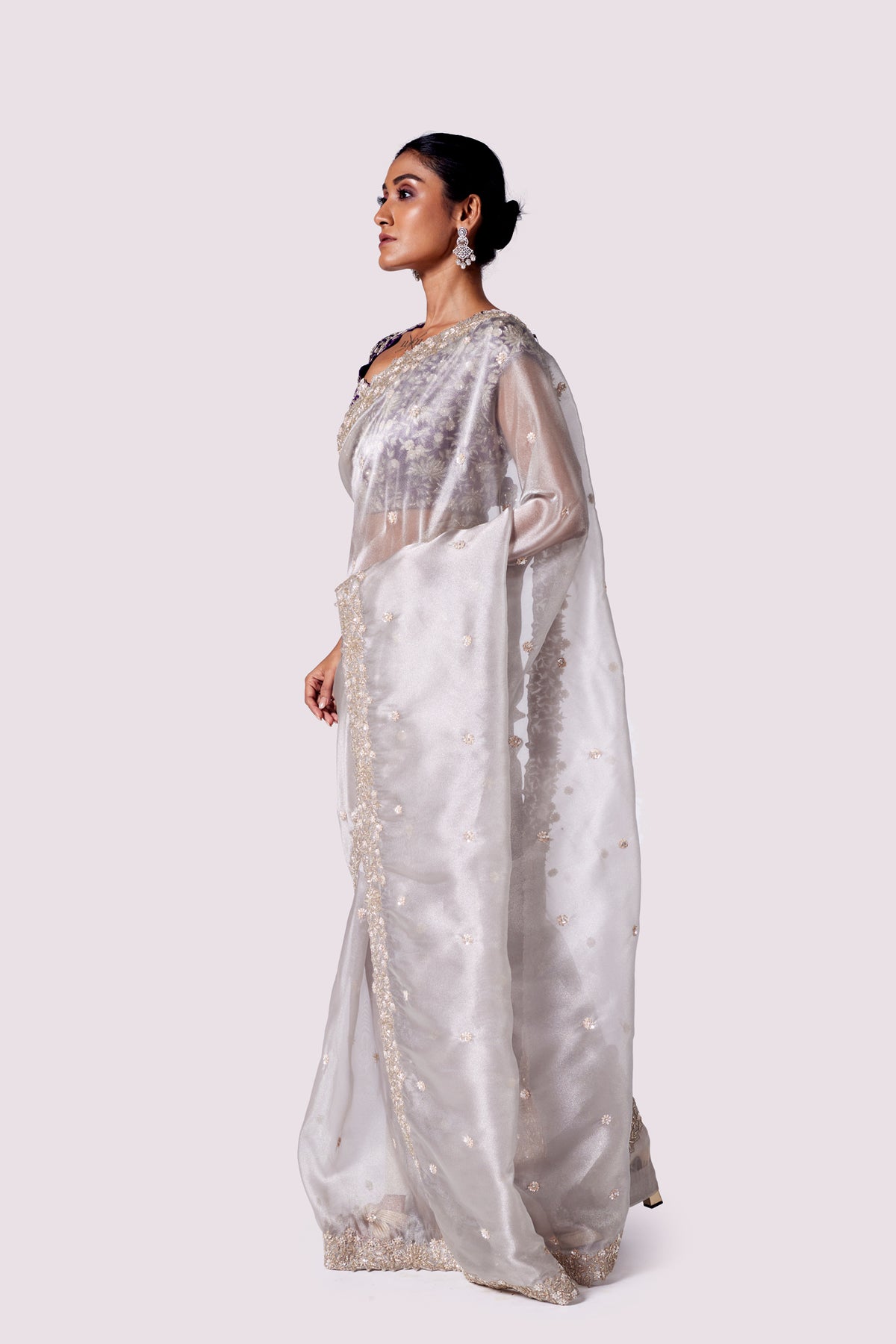 Tikki Organza Saree