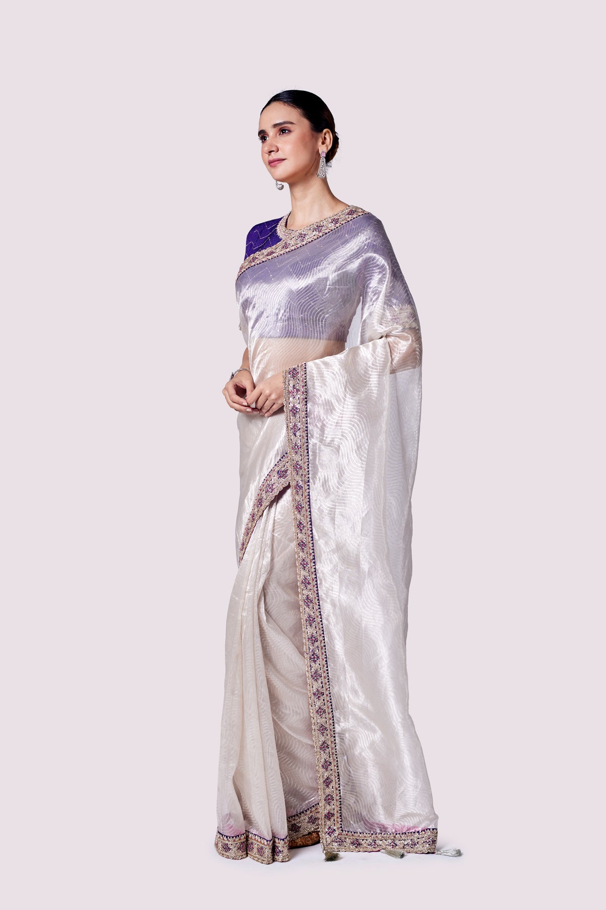 Zari Tissue saree