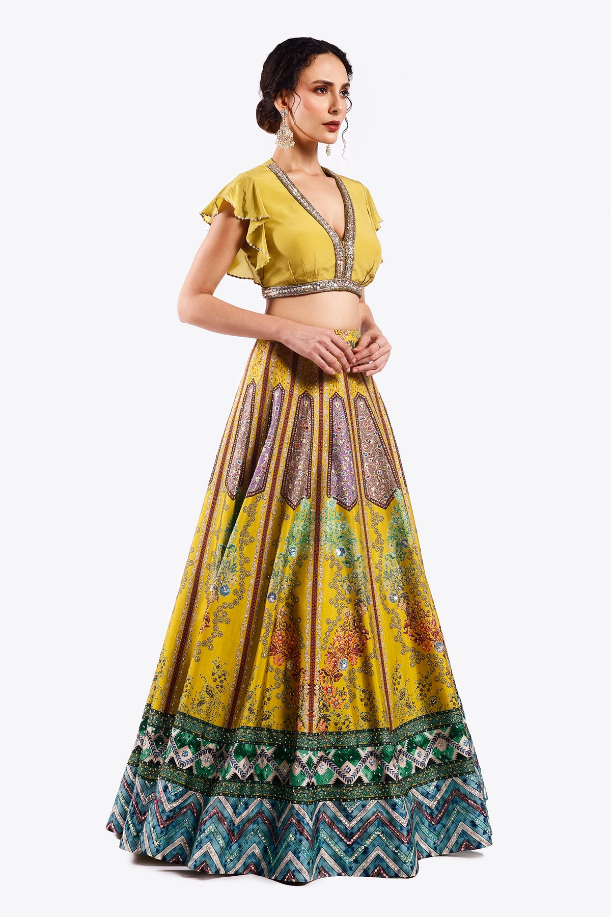 Mughal Floral Lehenga