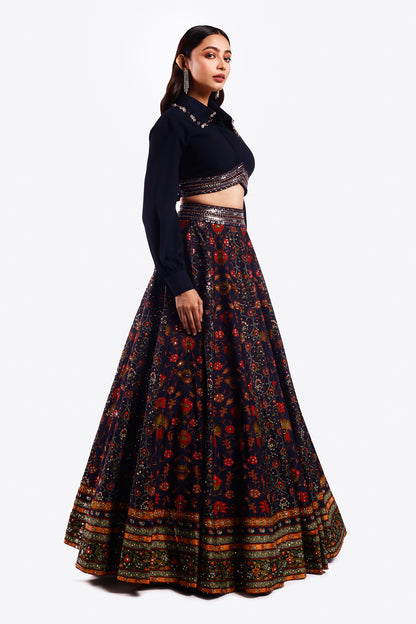 Garland Lehenga