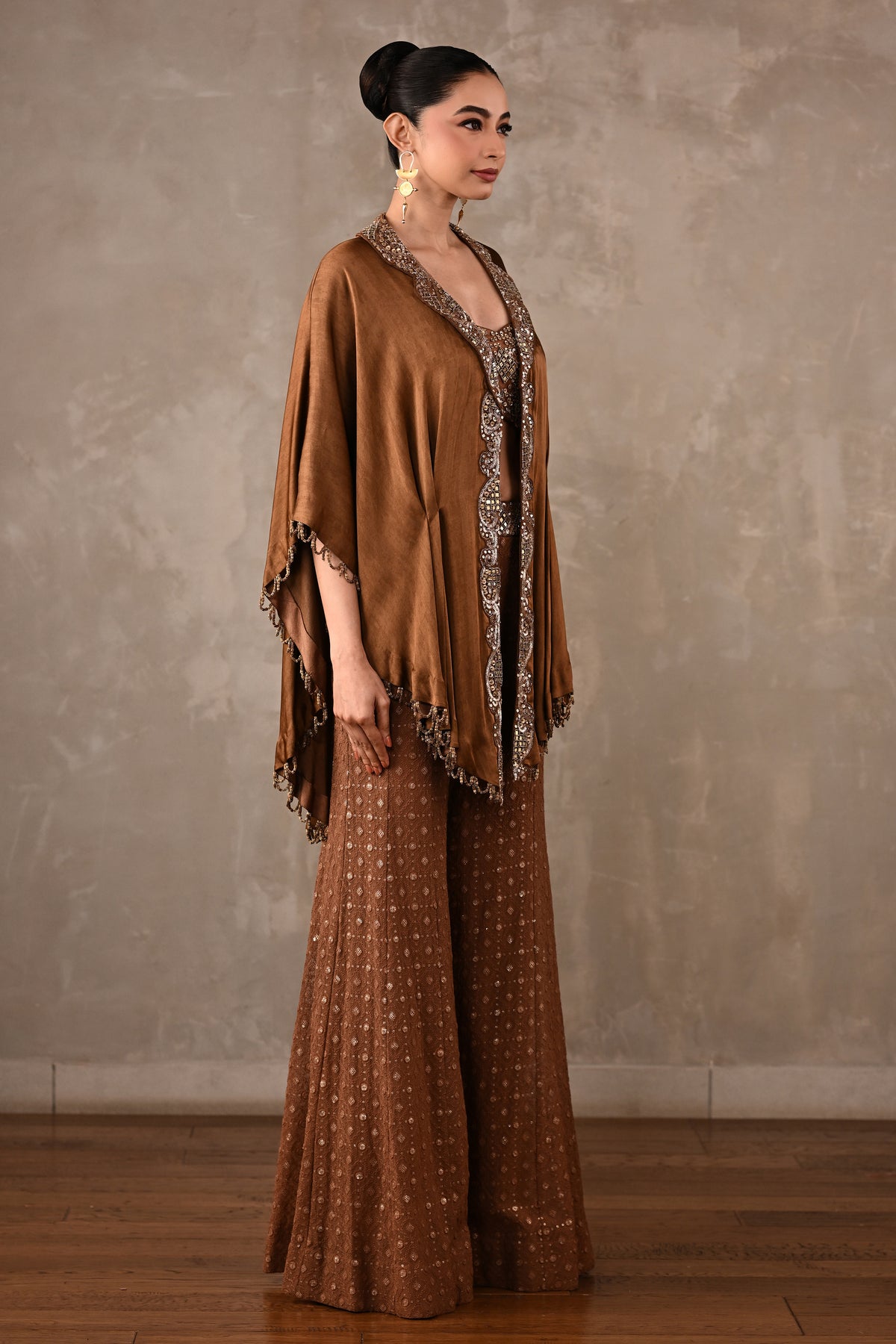 Scalloped Cape Co-ord Set