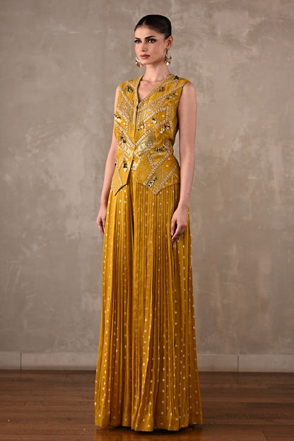 Embellished Tissue Silk Co-Ord Set