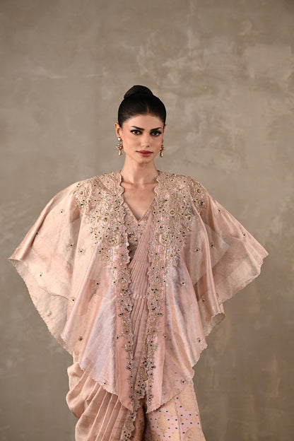 Opulent Drape Saree Set