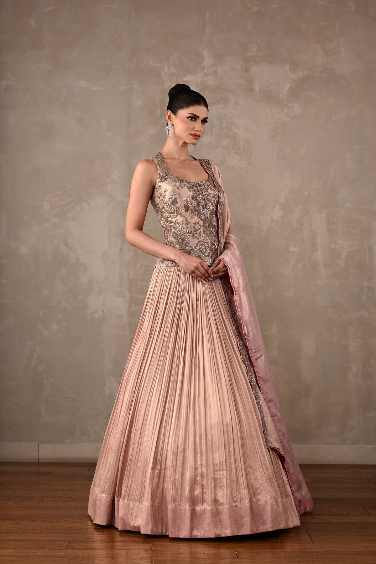 Elysian Tissue Lehenga Set