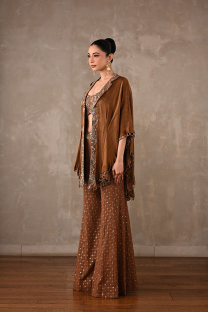Scalloped Cape Co-ord Set
