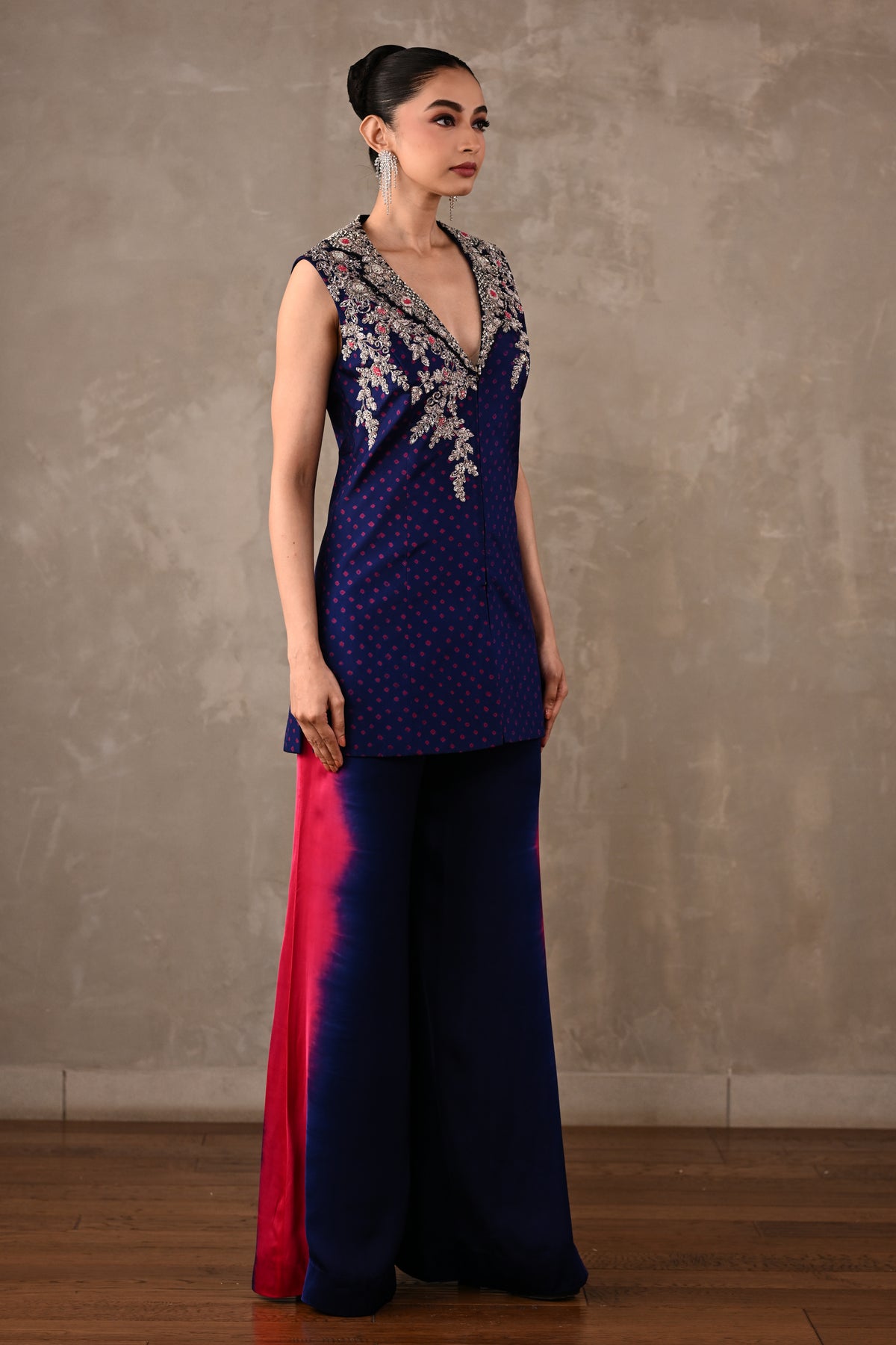 Bandhani Embroidered Co-ord Set