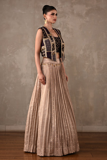 Banarasi Patchwork Lehenga Set