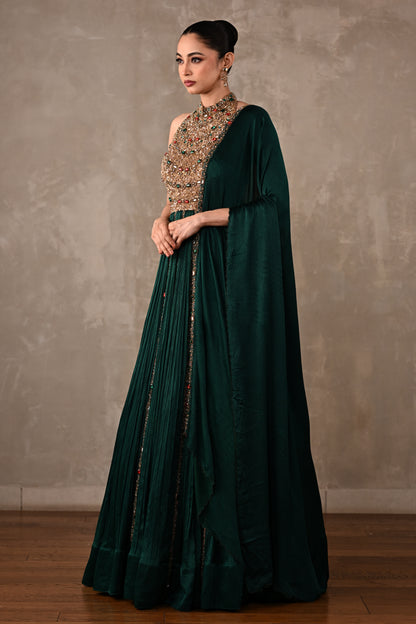 Bejewelled Gown Set