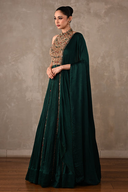 Bejewelled Gown Set
