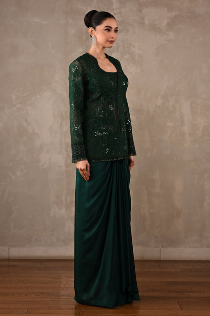 Embroidered Jacket Co-ord Set