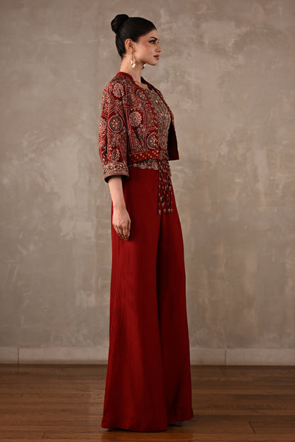 Embellished Printed Bomber Co-ord Set