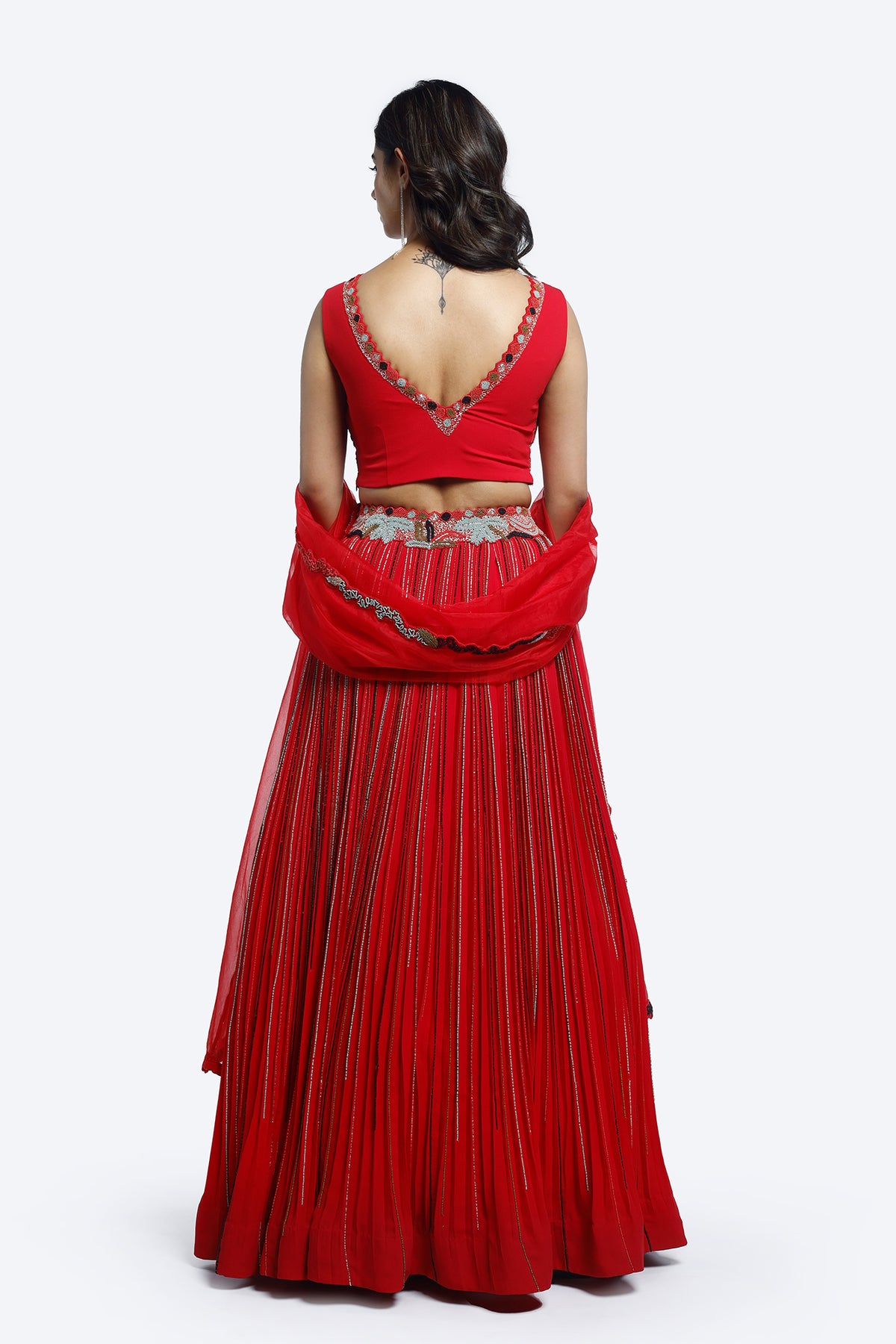 Tropical Embellished Lehenga Set