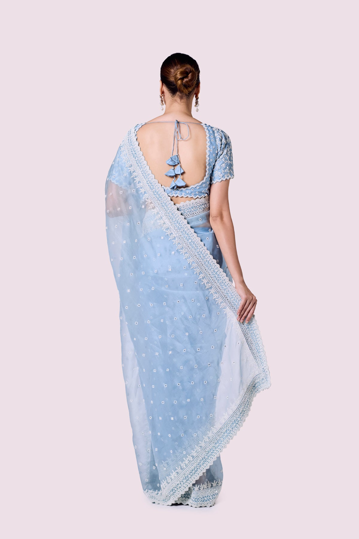 Winter Moti Organza Saree