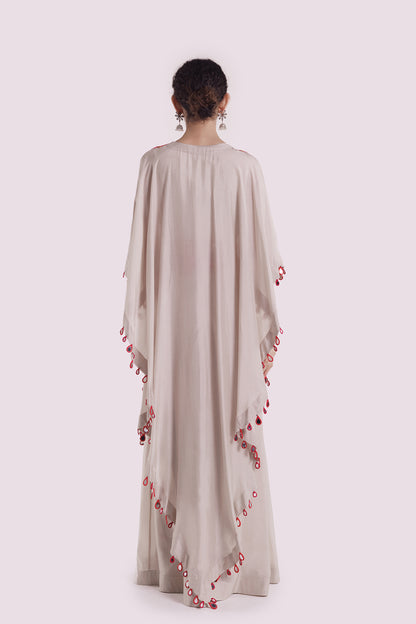 Thread Embroidered Silk Co-Ord Set