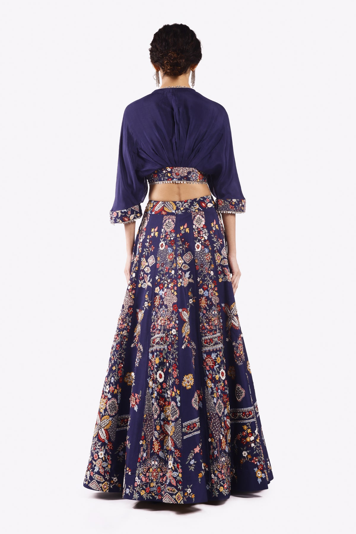 Multicolour Floral Embroidered Co-Ord