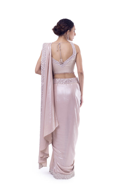 Swarovski embellished Drape Saree