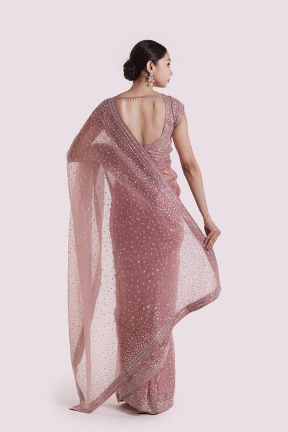 Gaudy Organza Saree