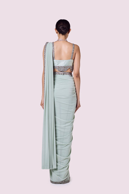 Bustier Drape Saree