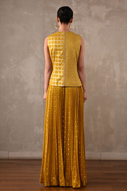 Embellished Tissue Silk Co-Ord Set