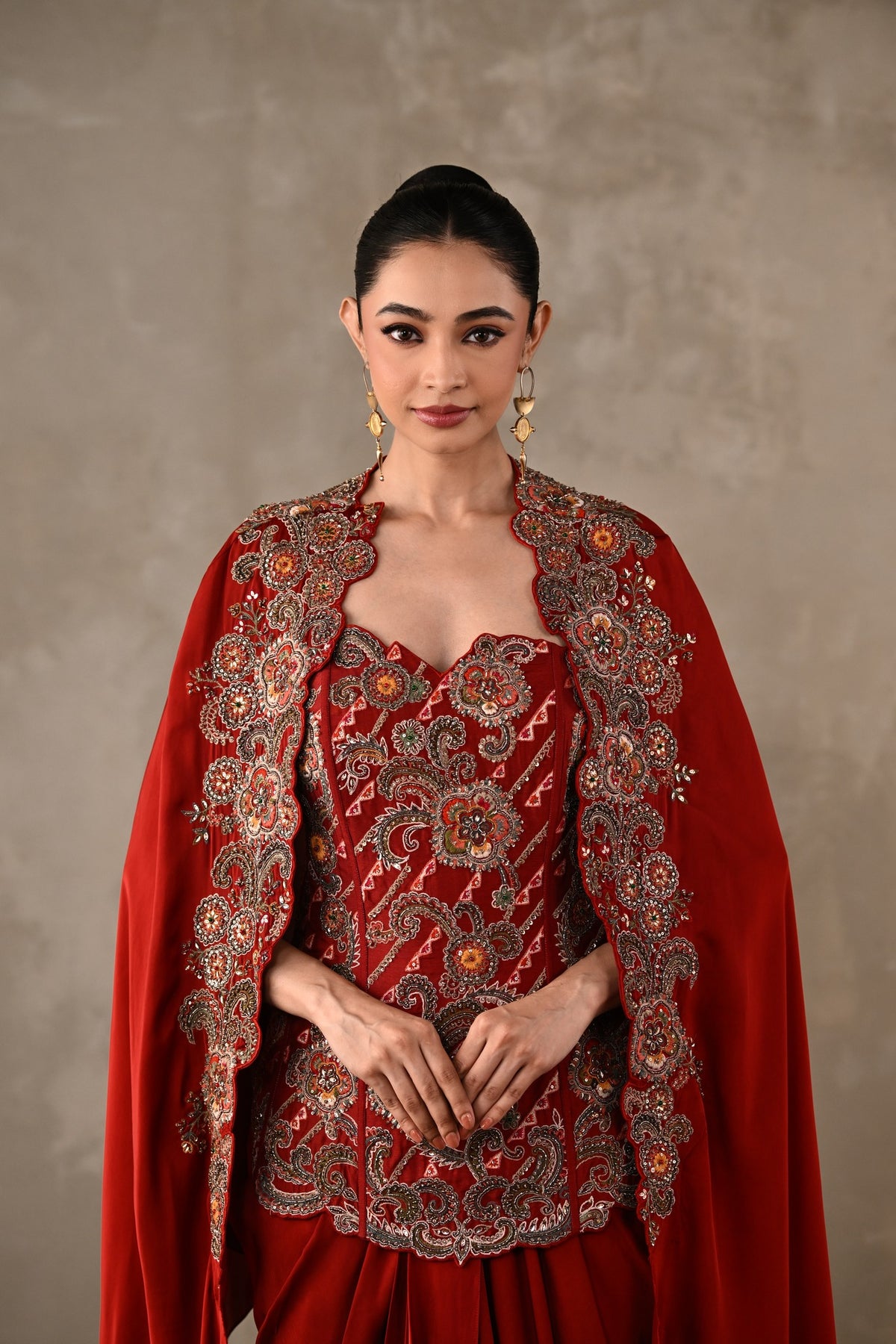 Zardosi Corset Skirt Ensemble