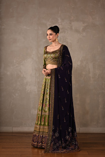 Royal Ajrakh Lehenga Set