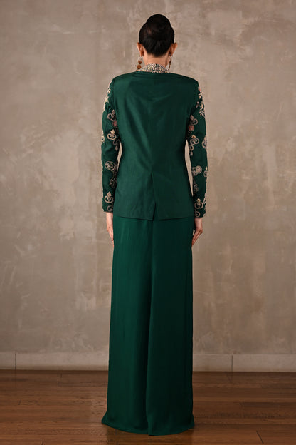 Zardosi Embroidered Jacket Set