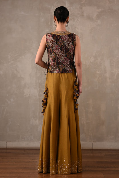 Embellished Silk Co-Ord Set